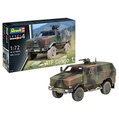 Afbeelding van 1:72 Revell 03345 ATF Dingo 1 Military Vehicle Plastic Modelbouwpakket
