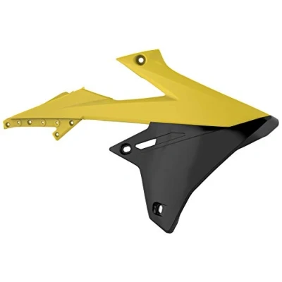 Afbeelding van Polisport Radiateurkappen Suzuki RMZ250 2019 2023 RMZ450 2018 Geel / Zwart