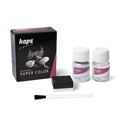 Afbeelding van Kaps super color leer &amp; kunstleer verf inc.cleaner (101) Wit 25ml