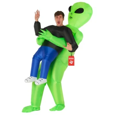 Afbeelding van Morph Alien Pmu opblaasbaar kostuum