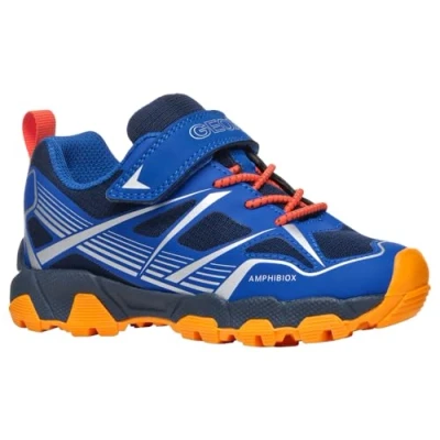 Afbeelding van Geox Magnetar Sneakers laag voor kinderen, Maat: 32, Royal orange Kunststof/ textiel