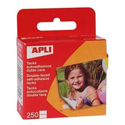 Afbeelding van Tacks sticker 2 zijden 250 stuks doos