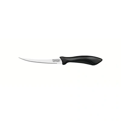 Afbeelding van Tramontina AFFILATA Tomatenmes 23 cm, zwart, zilver