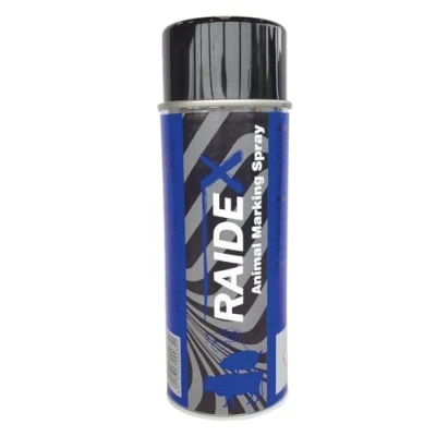 Afbeelding van Raidex Merkspray Rundvee / Varkens (500 ML) Blauw Dierherkenning Droogt Snel Lang Zichtbaar Geschikt voor het Markeren of Nummeren van Vee