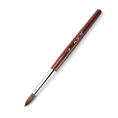 Afbeelding van KADS Kolinsky Sable Acryl Nail Art Borstel Rood Hout Pen Nagelborstel voor Manicure Tool (12 #)