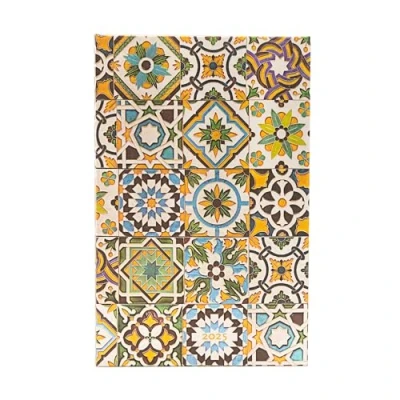 Afbeelding van Portuguese Tiles Porto (Portuguese Tiles) Maxi 12 month Horizontal Hardback Dayplanner 2025 (Elastic Band Closure)