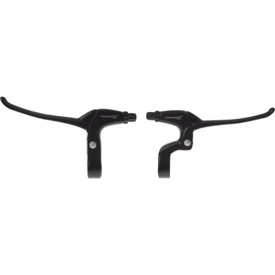 Afbeelding van Saccon Remgrepen Set V brake/rollerbrake 4 vinger Zwart 2 delig