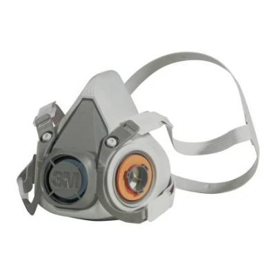 Afbeelding van 3M Demi masque 6200, taille M, 3M, Gris Convient aux l&#039;élevage d&#039;animaux