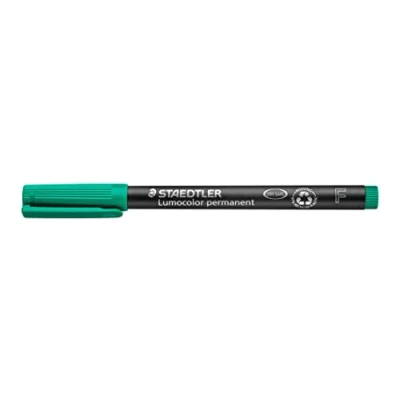 Afbeelding van Viltstift Staedtler Lumocolor 318 permanent F groen