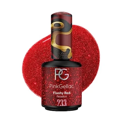Afbeelding van Pink Gellac 233 Flashy Red Gel Nagellak 15 Ml