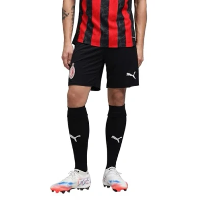 Afbeelding van AC Milan 25/26 short voor Heren, Zwart/Rood, Maat XL PUMA