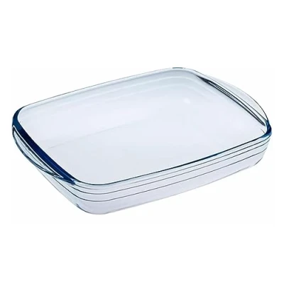 Afbeelding van Oven Mould Ô Cuisine Ocuisine Vidrio Rechthoekig Transparant Glas 28 x 20 5 cm (6 Stuks)