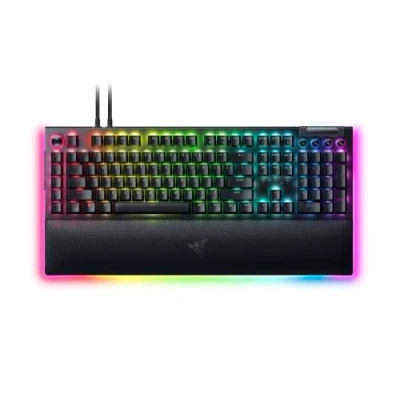 Afbeelding van Razer BlackWidow V4 Pro Mechanisch Gaming Toetsenbord Green Switch Zwart QWERTY