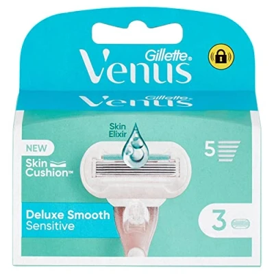 Afbeelding van Gillette Venus Scheermesjes Deluxe Smooth Sensitive 3 stuks