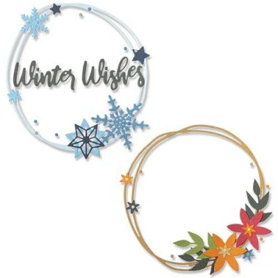Afbeelding van Sizzix Thinlits Die Set Winter Wreath