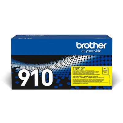 Afbeelding van Brother TN 910Y Toner Geel Extra hoge capaciteit