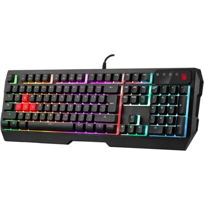 Afbeelding van A4tech Bloody Gaming toetsenbord QWERTY Keyboard Plug &amp; Play USB Aansluiting 1,8 m Kabellengte