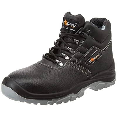 Afbeelding van U Power, Werkschoenen, Veiligheidsschoen Reptiel maat 44 zwart S3 SRC RS EN ISO 20345 rundsleder (S3, 44)