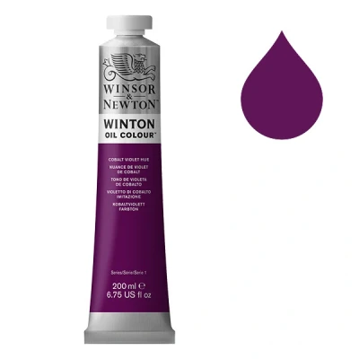 Image de Winsor &amp; Newton Winton peinture à l&#039;huile (200 ml) 194 nuance de violet cobalt
