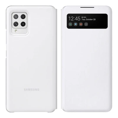 Afbeelding van Samsung Galaxy A42 5G (2020) S View Wallet Case White