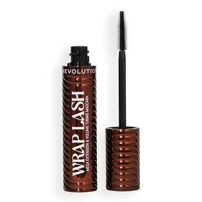 Image de Revolution, Mascara Tubing Wrap Lash, Anti Bavure et Résistant à l&#039;Eau pour Longueur Volume, Végan Non Testé sur les Animaux, Brun, 8,5 ml