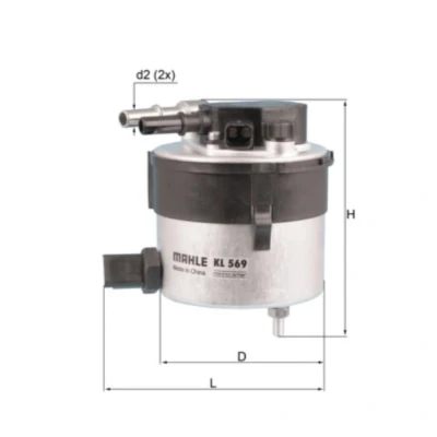 Image de Filtre à carburant knecht kl569