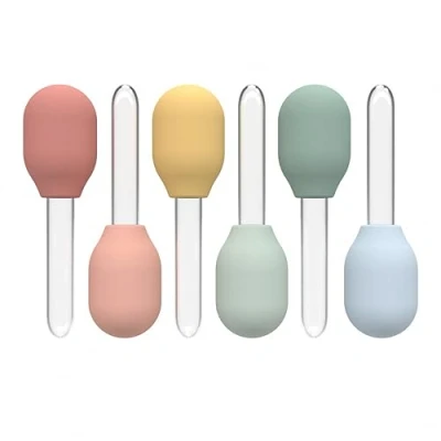 Afbeelding van Inspire My Play 6 stuks pastelvloeistofpipetten voor kinderen, sensorische speelpipetten sensorisch speelgoed en accessoires