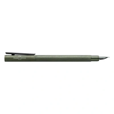 Afbeelding van Vulpen Faber Castell NEO Slim Aluminium olijf groen B