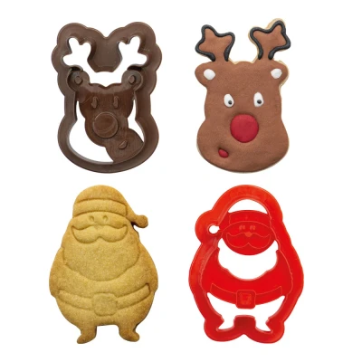 Afbeelding van Koekjes Uitstekerset Kerstman &amp; Rendier
