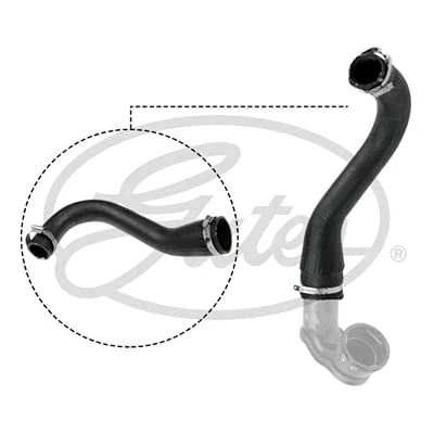 Afbeelding van GATES 09 0174 Laadluchtslang ACM (Polyacryl Rubber) OPEL: Astra J GTC, Hatchback, Saloon, CHEVROLET: Cruze Estate, Orlando