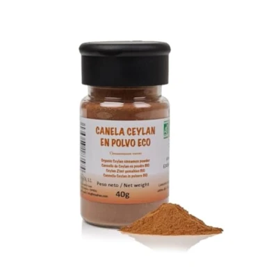 Afbeelding van FRISAFRAN Biologische Ceylonkaneel in Poeder 40g kaneel Ceylon Gemalen Glutenvrij Veganistisch Natuurlijke