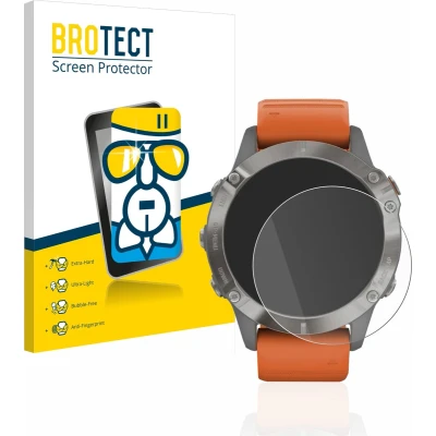 Afbeelding van BROTECT Screenprotector voor Garmin Fenix 6 / Pro Solar Folie Beschermfolie Beschermglas transparant