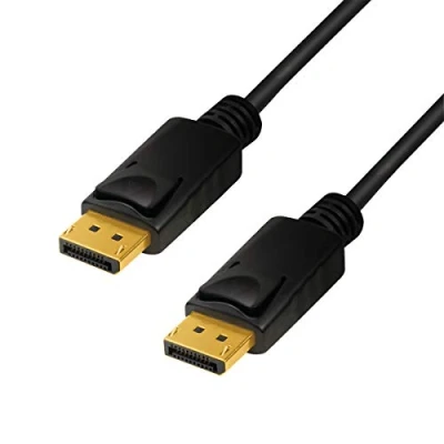 Afbeelding van LogiLink CV0119 DisplayPort kabel Aansluitkabel stekker, stekker 1.00 m Zwart