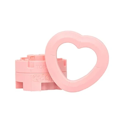Afbeelding van We R Makers Button press Heart insert 58mm 18stuks