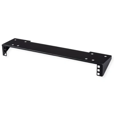 Afbeelding van 19&quot; wand /ondersteuningsbeugel, 1 HE, zwart