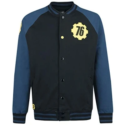 Afbeelding van Fallout Vault 76 universiteitsjas, zwart/blauw, Blauw