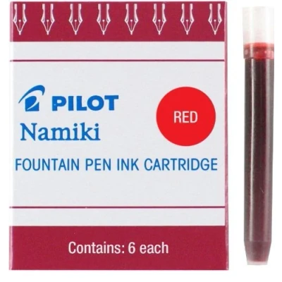 Afbeelding van Pilot inktvullingen Namiki Red