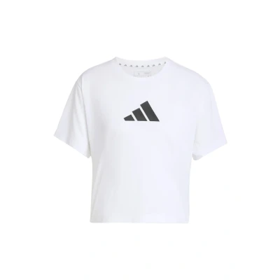 Afbeelding van adidas Performance Essentials BIG Tshirt print, Dames, Maat: Large, White