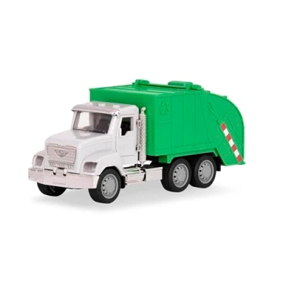 Afbeelding van Driven by Battat Microrecyclingtruck WH1010Z Toy Mobiele container, licht en geluid, vrachtwagens werkvoertuigen voor kinderen vanaf 3 jaar, nylon/A