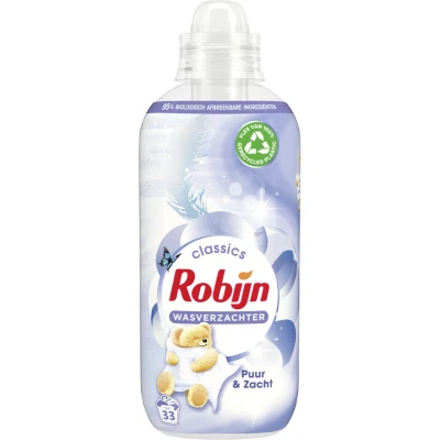 Afbeelding van Robijn Wasverzachter Puur &amp; Zacht 33 Wasbeurten 825 ml
