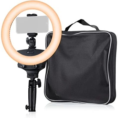 Afbeelding van Bresser Ringlamp BR 22B Bi Color Instelbare Lichtintensiteit