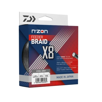Afbeelding van Daiwa N&#039;Zon X8 Braid 0.12mm 8.5kg (150m) Gevlochten lijn