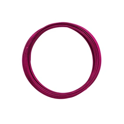 Image de Vaessen Creative Fil Aluminium Rose Vif Bobine de 5 m Taille 2 mm