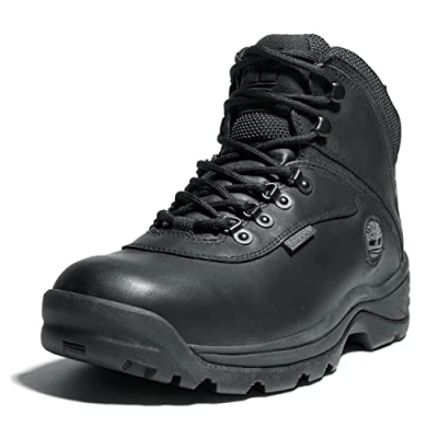 Afbeelding van Timberland White Ledge Mid waterdichte wandelschoenen voor heren, zwart, 45,5 EU, zwart.