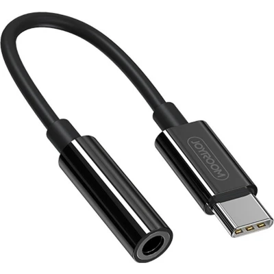 Afbeelding van Joyroom USB Type C naar Audio Jack 3.5mm kabel Zwart
