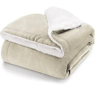 Afbeelding van Blumtal Fleece Deken Sherpa 150x200 Zand