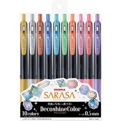 Afbeelding van Zebra Sarasa JJ15 10C SH Gel balpen met clip 0,5 mm