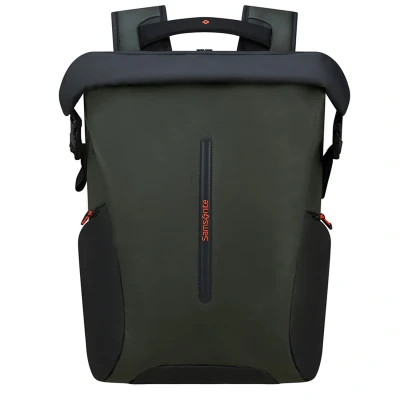 Afbeelding van Samsonite Ecodiver Rolltop Rugzak L Met 17 Inch Laptopvak Legergroen
