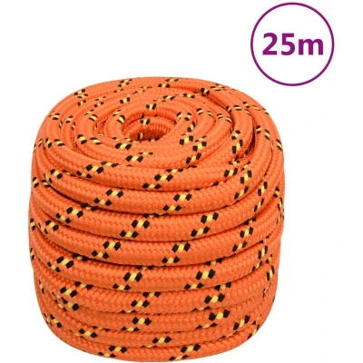 Afbeelding van vidaXL Boottouw 20 mm 25 m polypropyleen oranje