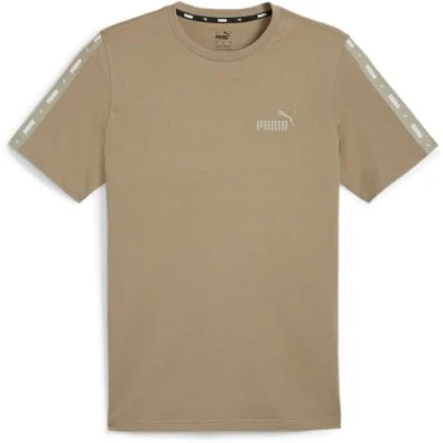 Afbeelding van Puma TAPE TEE Tshirt print, Heren, Maat: Medium, Oak branch